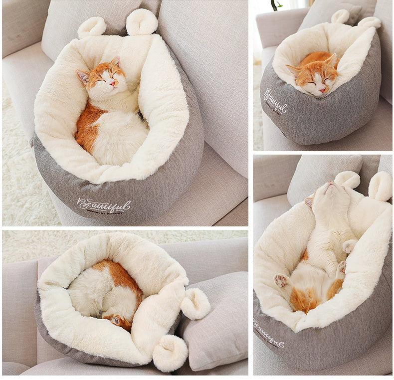 
                  
                    Pet Dog Bed Warming Soft Sleeping Bag Cushion Puppy Kennel
                  
                