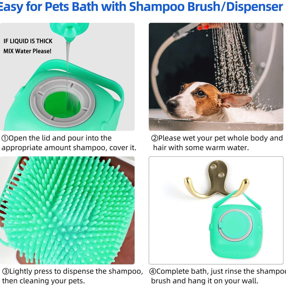 
                  
                    Pet Dog Shampoo Massager Brush Cat Massage Comb Grooming Scrubber Shower Brush For Bathing Short Hair Soft Silicone Brushes
                  
                