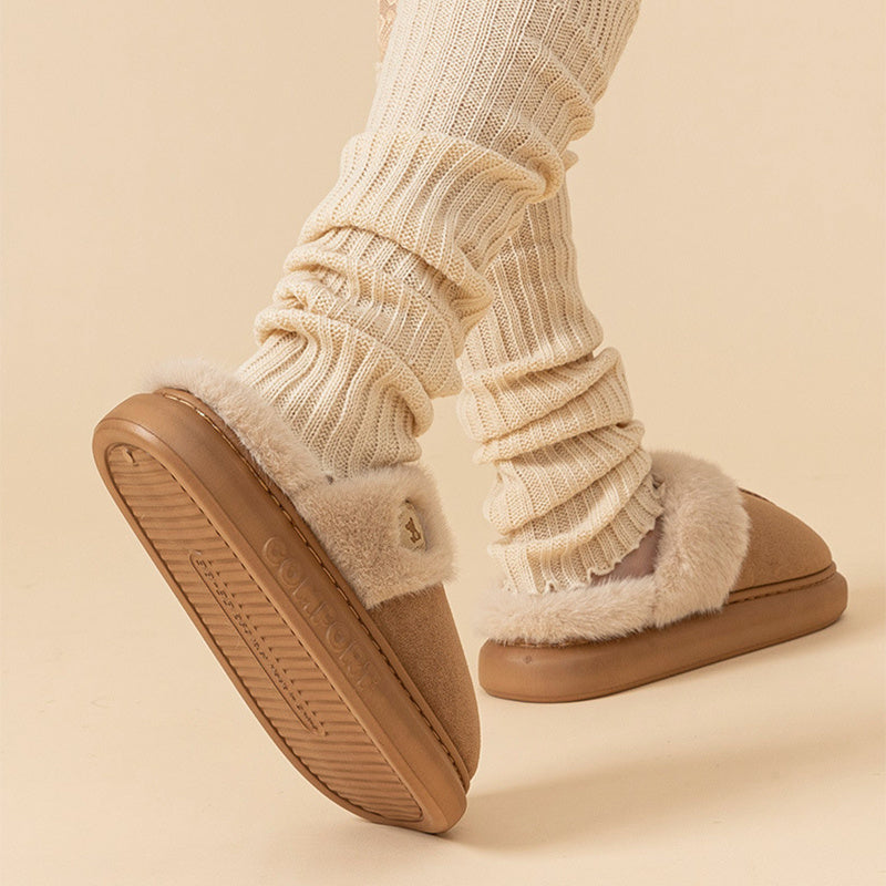 
                  
                    New Plush Slippers For Women Men Winter Warm Home Slipper Indoor Thick-soled Fleece Shoes
                  
                