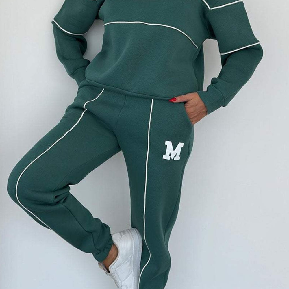 
                  
                    Womens 2 Piece Outfits Lounge Hoodless Pullover Sweatshirt Sweatsuit Sets Sweatshirt Baggy Fashion Sweatpants With Pockets
                  
                